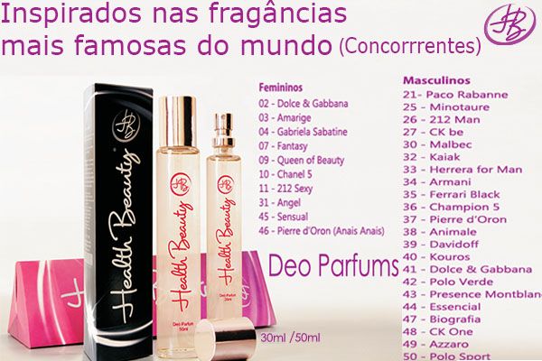 perfumaria 30ml